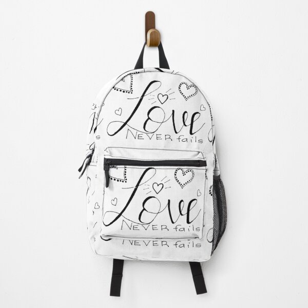 Item preview, Line Art Encouragement Love Never Fails Illustration designed and sold by Jaana Day.
