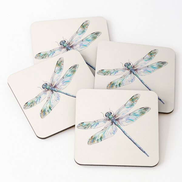 Item preview, Dragonfly watercolor painting  designed and sold by Courtney Croxall.