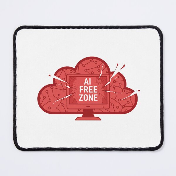 Item preview, 'AI' Free Zone designed and sold by mukraker.
