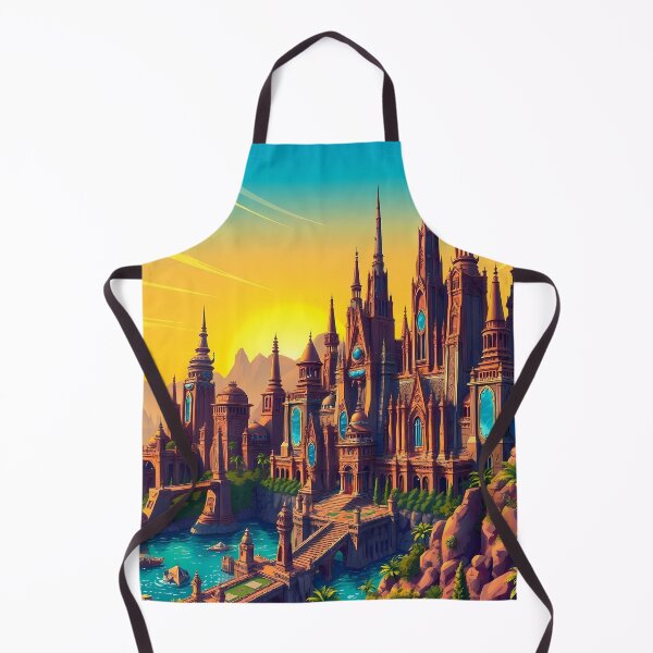 Item preview, Mystic Castles Vibrant Cityscapes Fantasy Architecture Landscapes Ancient designed and sold by ART ATTACK ZONE.