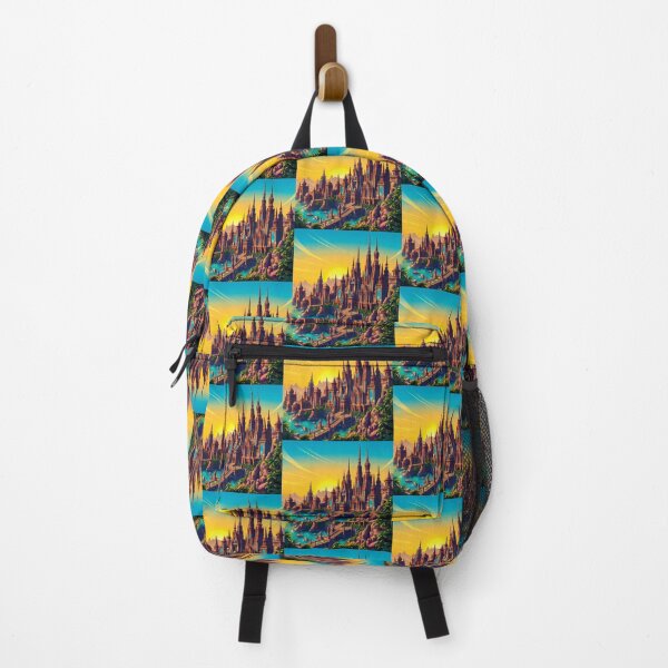 Item preview, Mystic Castles Vibrant Cityscapes Fantasy Architecture Landscapes Ancient designed and sold by ART ATTACK ZONE.
