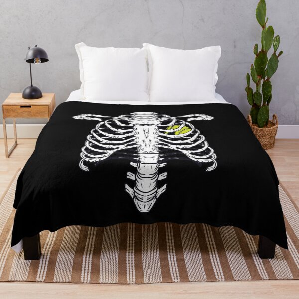 Item preview, Softball Heart Skeleton Rib Cage Halloween Sports Lover designed and sold by Dressed For  Duty.