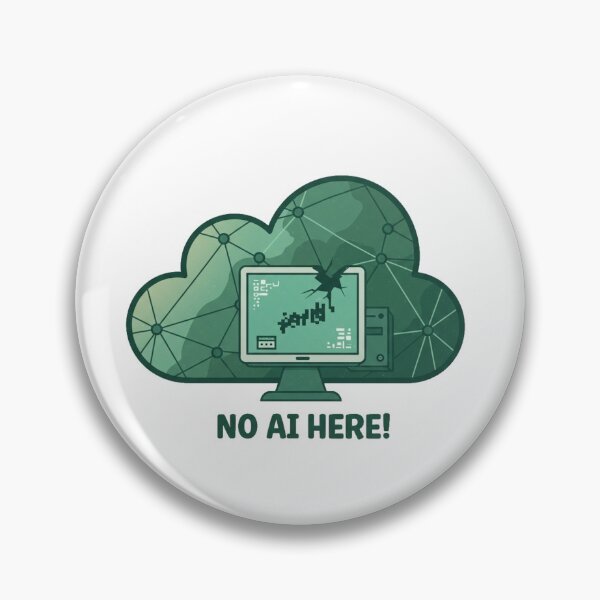 Item preview, No AI here! designed and sold by mukraker.