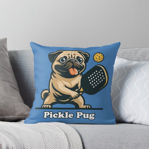 Item preview, Pickle Pug Canine Playing Pickleball Funny Doggo designed and sold by d247.