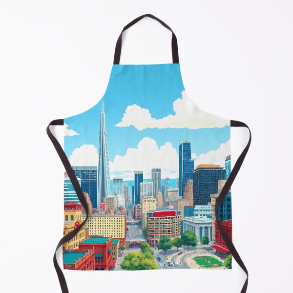 Item preview, Modern City Vibrant Cityscapes Fantasy Architecture Landscapes Ancient designed and sold by ART ATTACK ZONE.