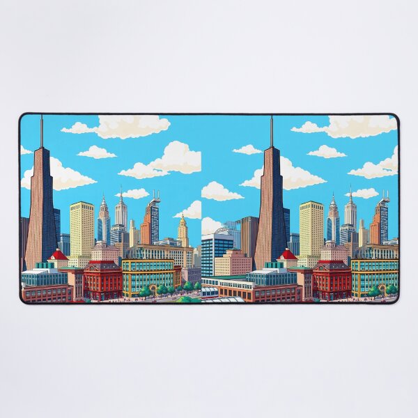 Item preview, Colorful City Vibrant Cityscapes Fantasy Architecture Landscapes Ancient designed and sold by ART ATTACK ZONE.
