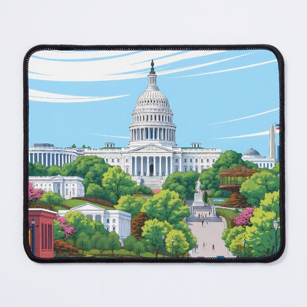 Item preview, Usa City Vibrant Cityscapes Fantasy Architecture Landscapes Ancient designed and sold by ART ATTACK ZONE.