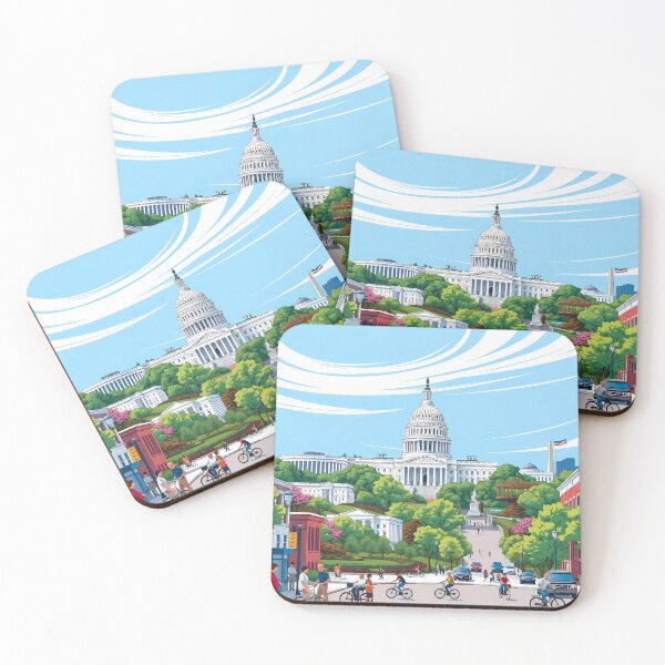 Item preview, Usa City Vibrant Cityscapes Fantasy Architecture Landscapes Ancient designed and sold by ART ATTACK ZONE.