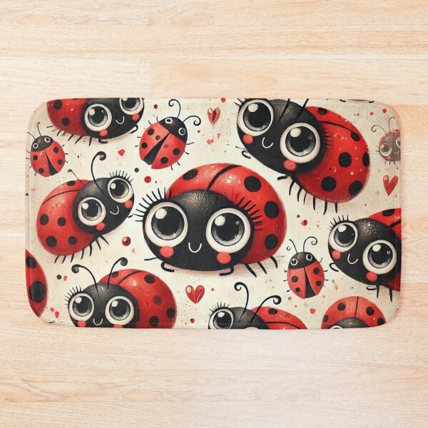 Item preview, Joyful Ladybug Parade designed and sold by LegademaArt.