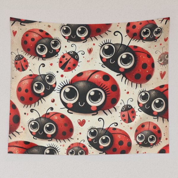 Item preview, Joyful Ladybug Parade designed and sold by LegademaArt.