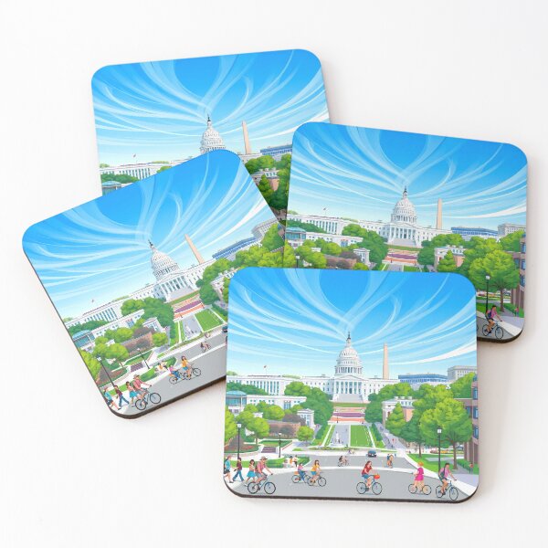 Item preview, United States Vibrant Cityscapes Architecture Landscapes USA designed and sold by ART ATTACK ZONE.