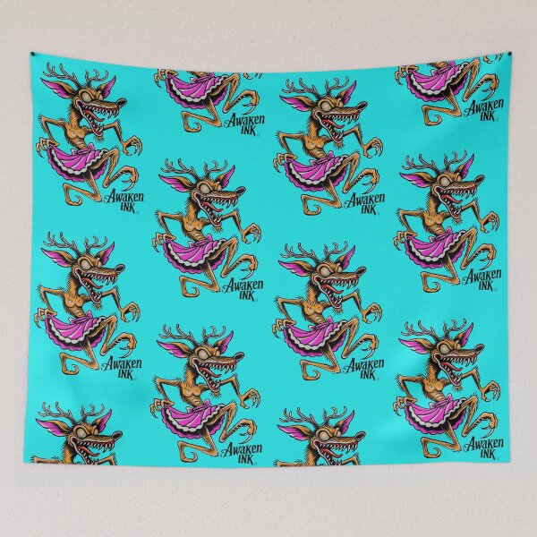 Item preview, Awaken ink rabid deer tattoo designed and sold by Awakenink.