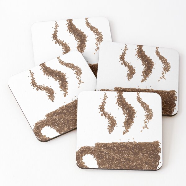 Item preview, Coffee Bean Cup Sticker - Perfect for Coffee Lovers designed and sold by QuteStuffHere.