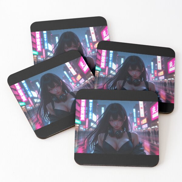 Item preview, Phonk Beats and Cyberpunk Streets Girl designed and sold by brendanre.