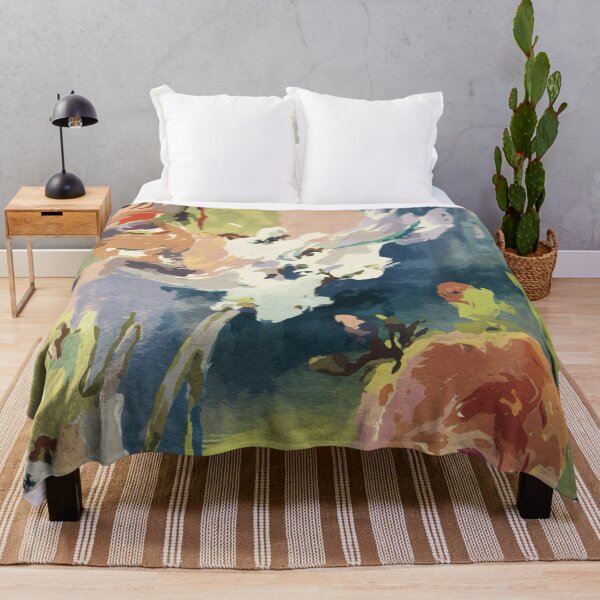 Item preview, Romantic French Garden Floral Watercolor Abstract Pattern #0129 designed and sold by CARRAANN.