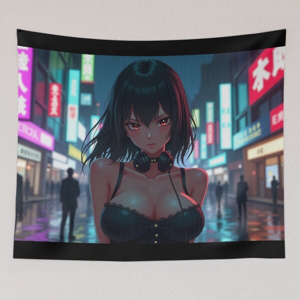 Item preview, Phonk Beats and Cyberpunk Streets Girl designed and sold by brendanre.