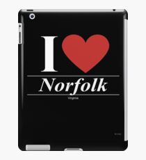 I Love Norfolk - Gift for Proud Virginian From Norfolk Virginia VA iPad Case/Skin