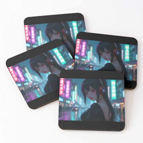 Item preview, Phonk Beats and Cyberpunk Streets Girl designed and sold by brendanre.