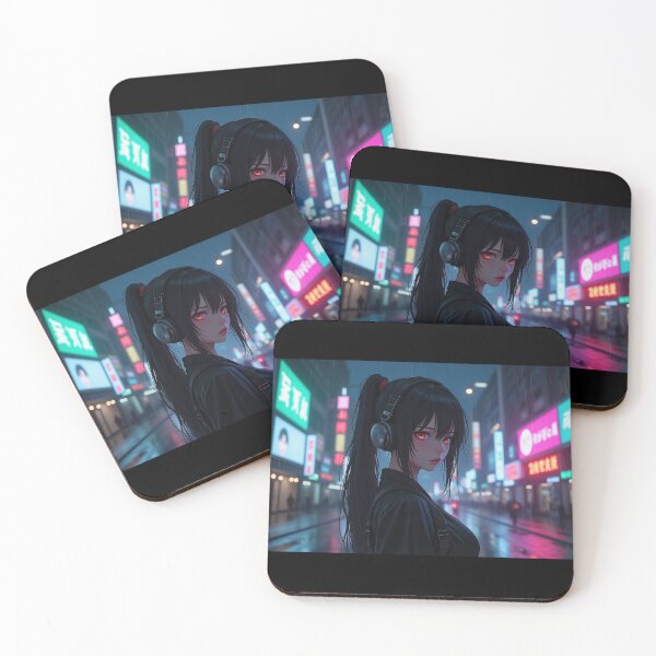 Item preview, Phonk Beats and Cyberpunk Streets Girl designed and sold by brendanre.