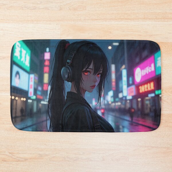 Item preview, Phonk Beats and Cyberpunk Streets Girl designed and sold by brendanre.