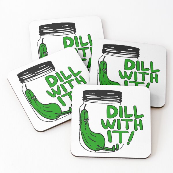 Item preview, Dill With It; Pickle;  designed and sold by StickerApe.