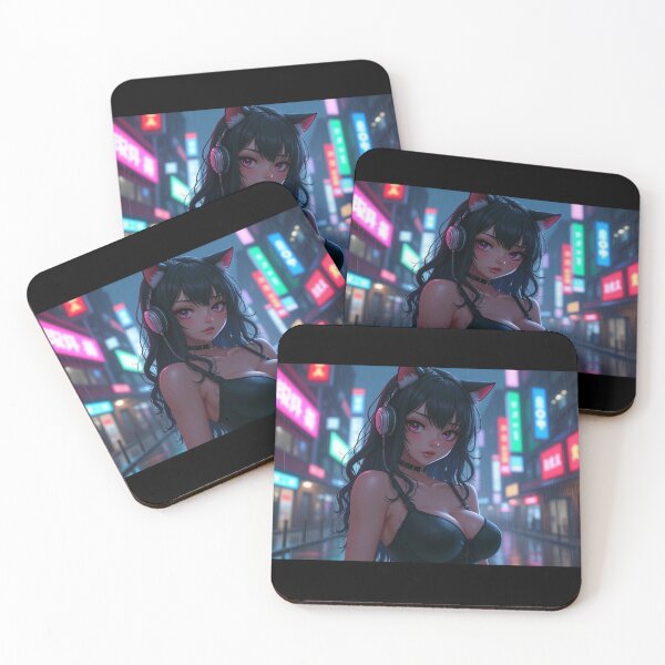 Item preview, Phonk Beats and Cyberpunk Streets Girl designed and sold by brendanre.