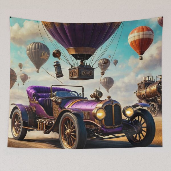 Artikelvorschau, Heißluftballons und Automobile entworfen und verkauft von TheDarkWardrobe.