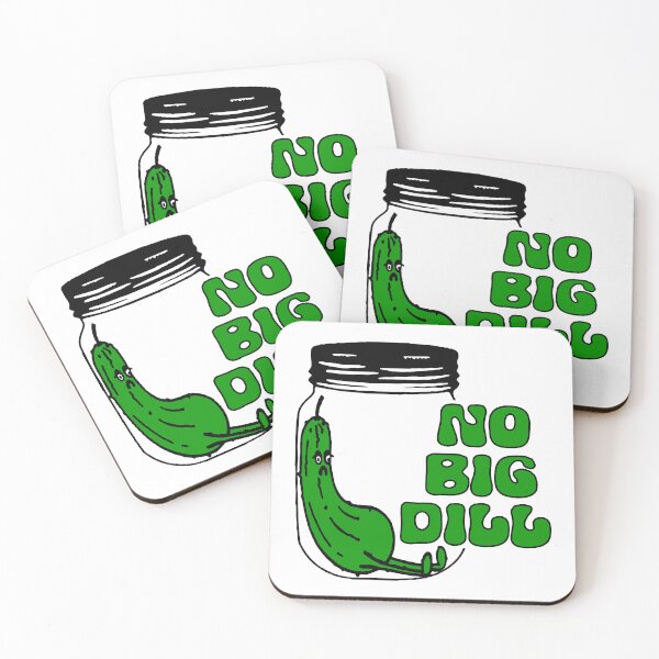 Item preview, No Big Dill; Pickle;  designed and sold by StickerApe.