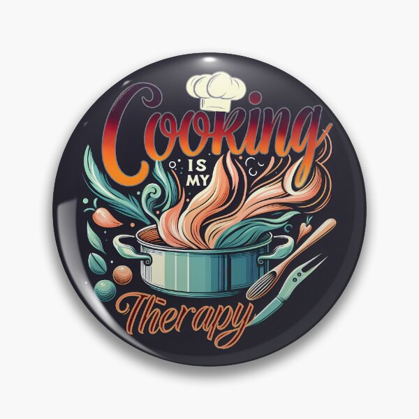 Item preview, Cooking Is My Therapy designed and sold by maxmaj.