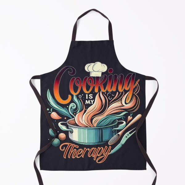 Item preview, Cooking Is My Therapy designed and sold by maxmaj.