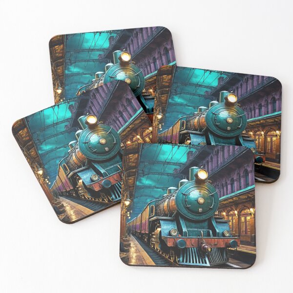 Item preview, Railroad Train Station designed and sold by TheDarkWardrobe.