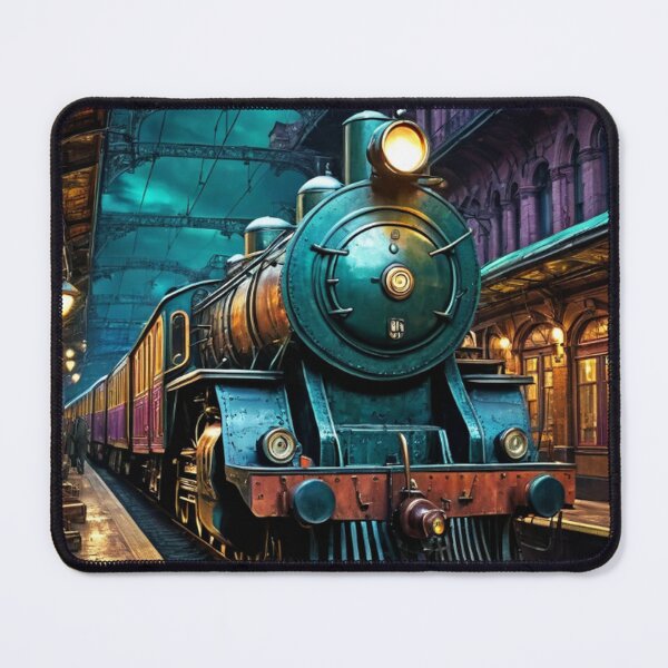Item preview, Railroad Train Station designed and sold by TheDarkWardrobe.