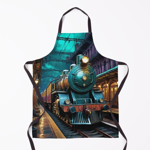 Item preview, Railroad Train Station designed and sold by TheDarkWardrobe.