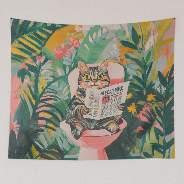 Item preview, Cat In The Toilet designed and sold by Rtymer.