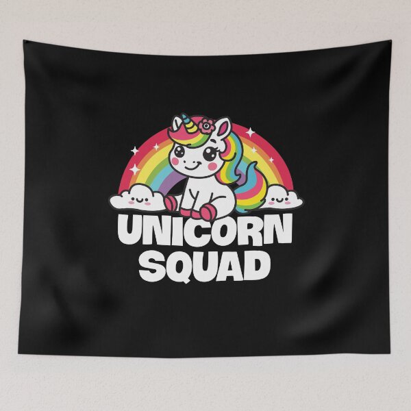 Item preview, Unicorn Squad Cute Rainbow designed and sold by NQArtist.