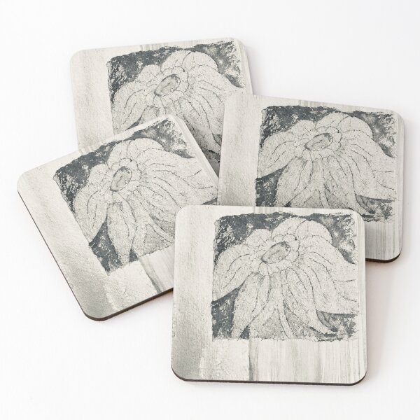 Item preview, Frayed Flower - Monochrome Watercolour designed and sold by VariARTyPrints.