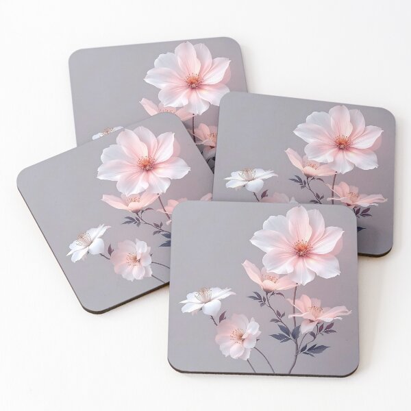 Item preview, Whispering Pastel Flowers designed and sold by roxysnextgenart.