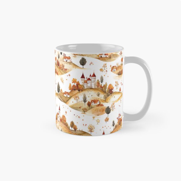 Item preview, Autumn Castles - Orange, Red and Green designed and sold by AquarellesWorks.