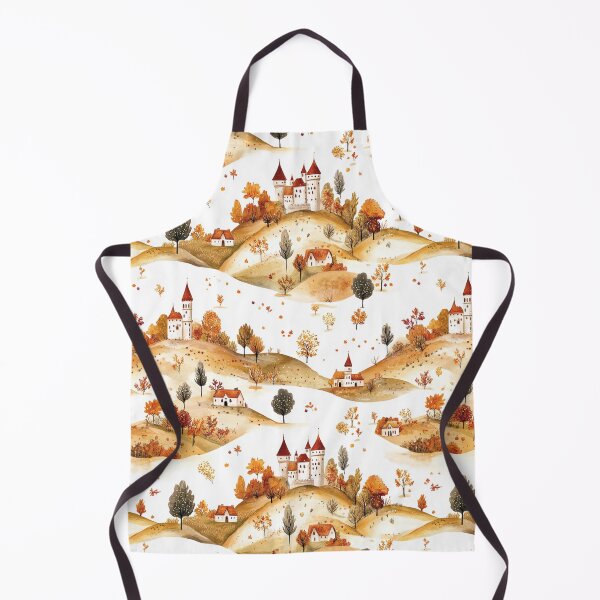Item preview, Autumn Castles - Orange, Red and Green designed and sold by AquarellesWorks.