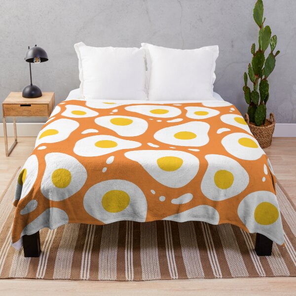 Item preview, Fried Eggs on Orange designed and sold by OneBluePlatypus.