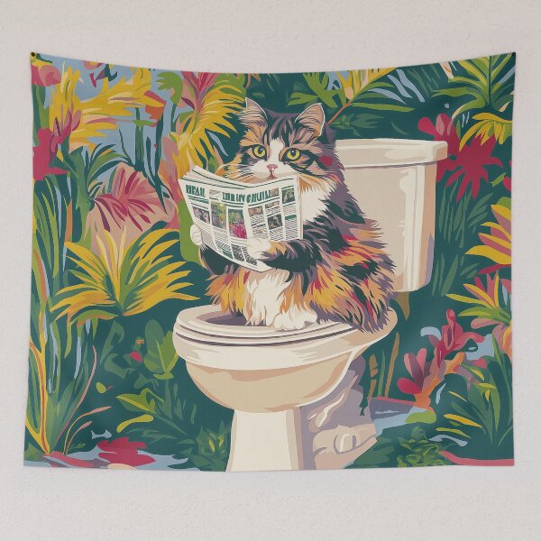 Item preview, Cat In The Toilet designed and sold by Rtymer.