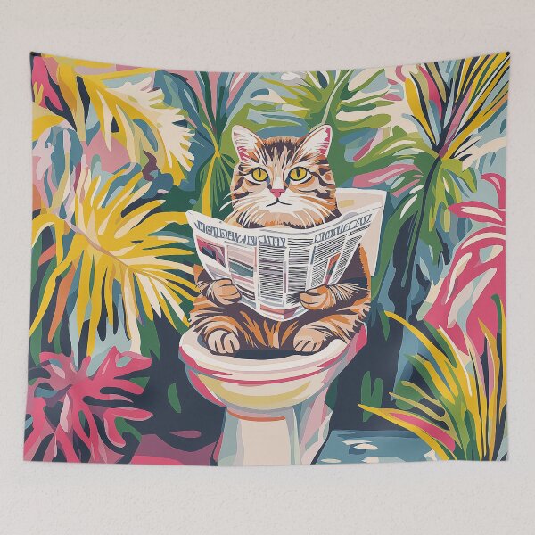 Item preview, Cat In The Toilet designed and sold by Rtymer.