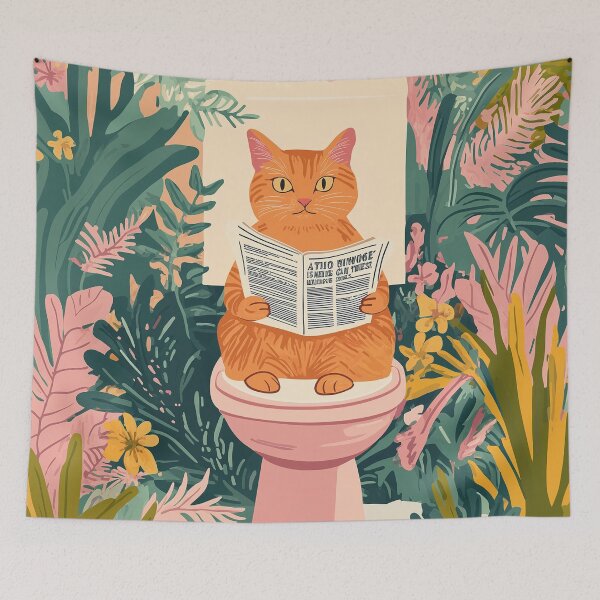 Item preview, Cat In The Toilet designed and sold by Rtymer.