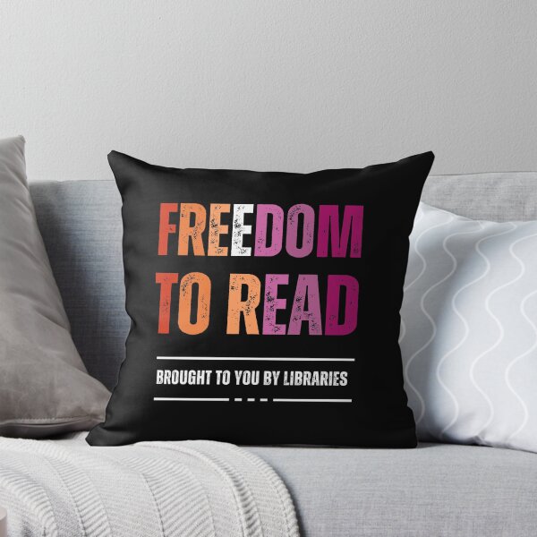 Item preview, Freedom to Read - Lesbian Flag designed and sold by ALIA Merchandise.