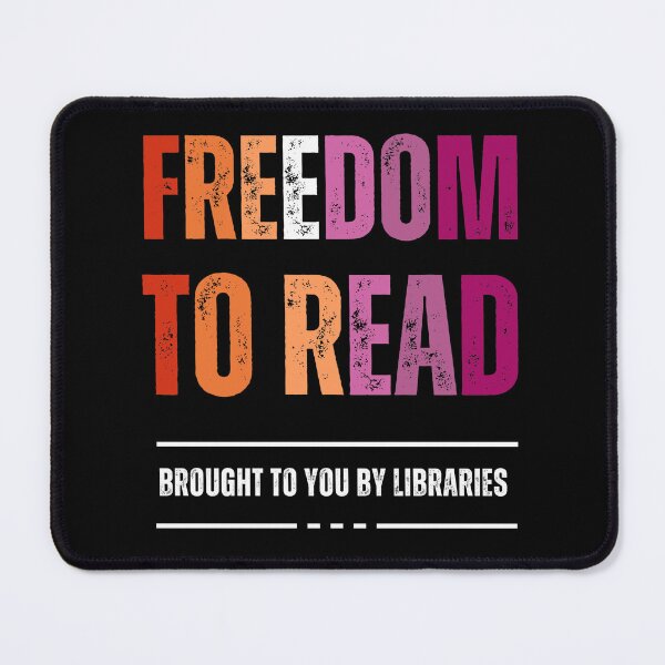 Item preview, Freedom to Read - Lesbian Flag designed and sold by ALIA Merchandise.