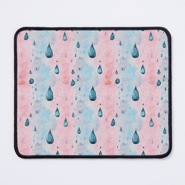 Item preview, Vibrant Watercolor Raindrops on Pastel Canvas designed and sold by Vibes To VIsual.