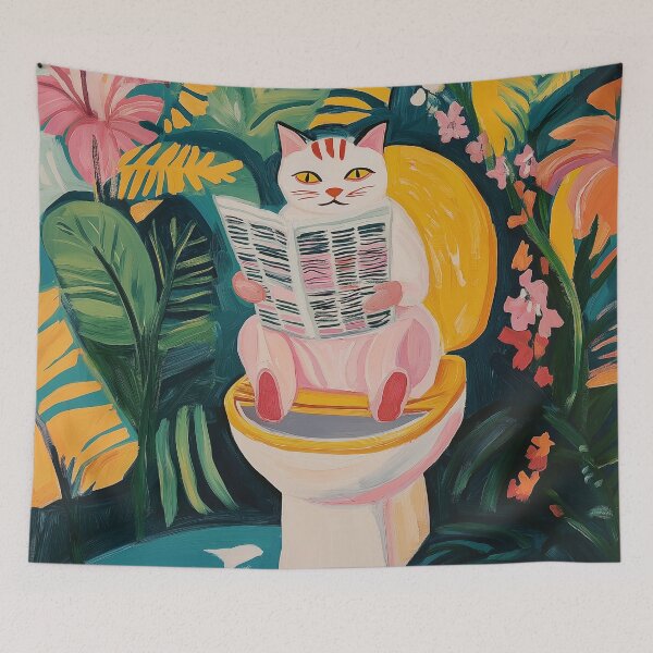 Item preview, Cat In The Toilet designed and sold by Rtymer.