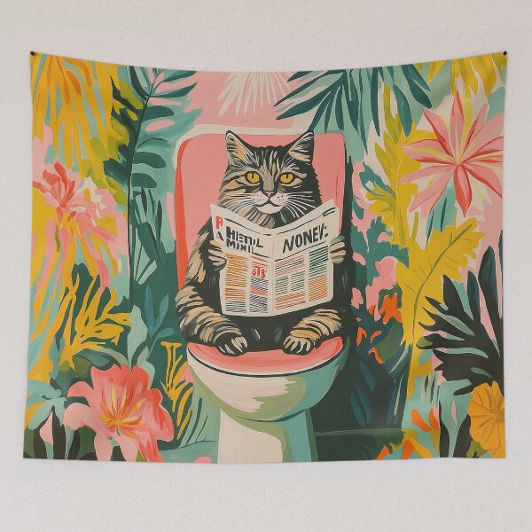 Item preview, Cat In The Toilet designed and sold by Rtymer.