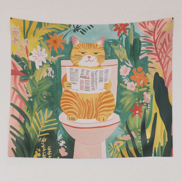 Item preview, Cat In The Toilet designed and sold by Rtymer.