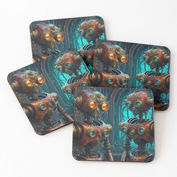 Item preview, Vintage Steampunk Robots designed and sold by TheDarkWardrobe.